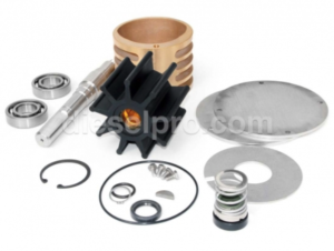 Detroit Diesel Marine Water Pump repair kit with shaft for 12V71TI, 12V92TA, 8V149, 12V149 and 16V149